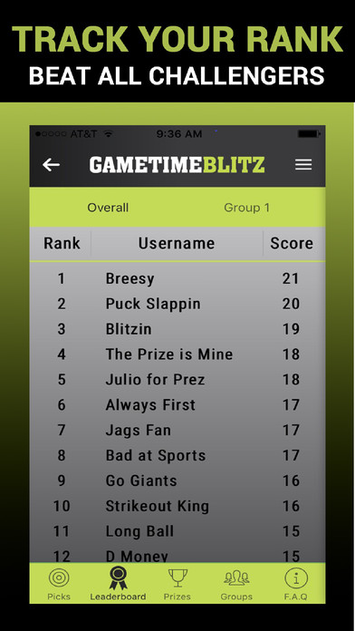Gametime Blitz: Pick'em Game screenshot 3