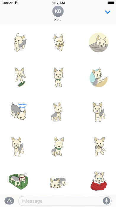Yorkshire Terrier - Small Cute Dog Sticker screenshot 3