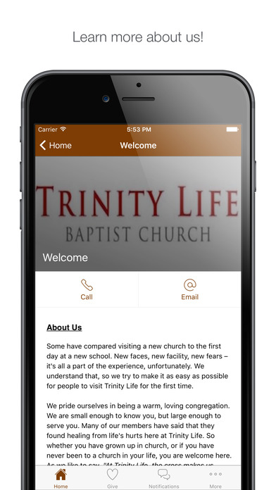 Trinity Life Baptist Church Connection screenshot 2