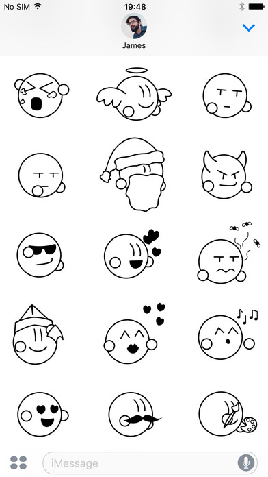 Chubby Mojis Animated Sticker screenshot 3