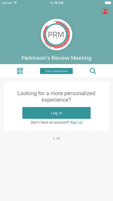 Parkinson's Review Meeting screenshot 2