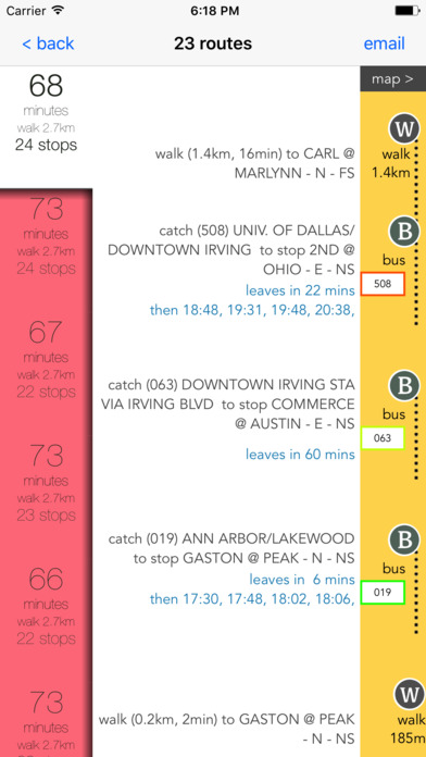 Dallas Public Transport Guide screenshot 2