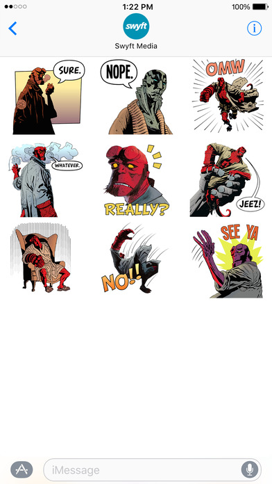 Hellboy Stickers by Dark Horse Comics screenshot 4