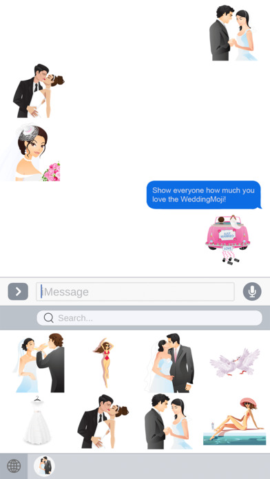 WeddingMoji - Wedding Emojis & Stickers screenshot 2
