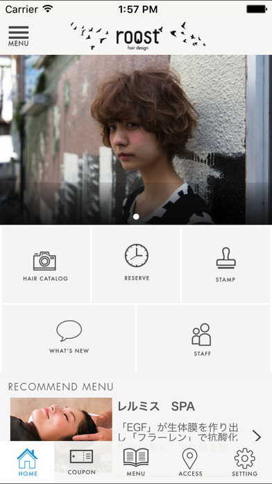 roost hair design 公式アプリ screenshot 2