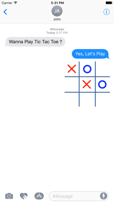 Tic Tac Toe (OX) For Messages screenshot 3