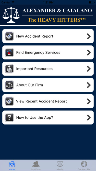 Alexander & Catalano Injury Help App screenshot 2