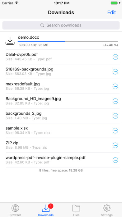 File Manager, Browser for Offline Document PRO screenshot 2