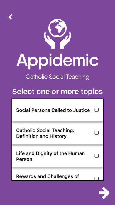 Catholic Social Teaching Quiz screenshot 3