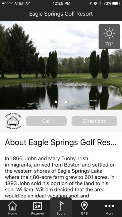 Eagle Springs Golf Resort - GPS and Scorecard screenshot 2
