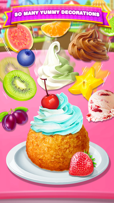 Deep Fried Ice Cream - Summer Desserts Food Maker screenshot 3