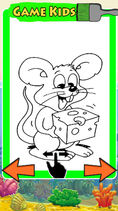 Mice Coloring Book Drawing Page Mouse Games screenshot 2