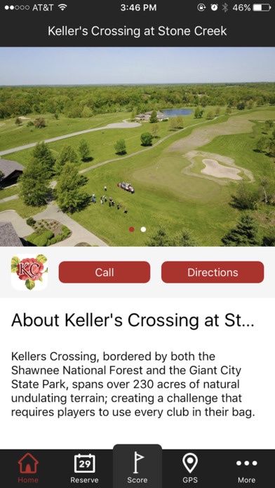 Keller's Crossing - GPS and Scorecard screenshot 2