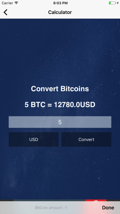Bitcoin Currency Exchange Rate screenshot 2