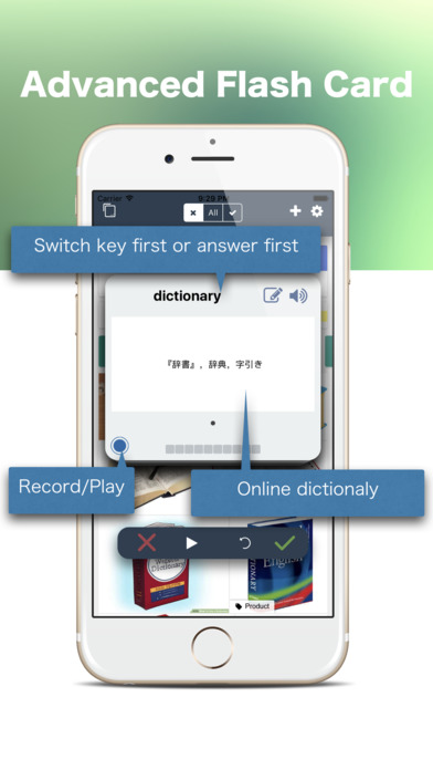 Flaca - Flash card app for language learner - screenshot 2