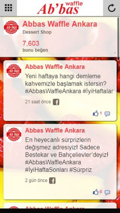 Abbas Waffle Ankara screenshot 2