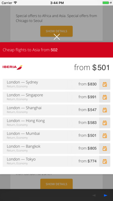 Flight Scanner - Airfare Deals screenshot 3