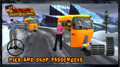 Tuk Tuk Auto Winter Rickshaw screenshot 2