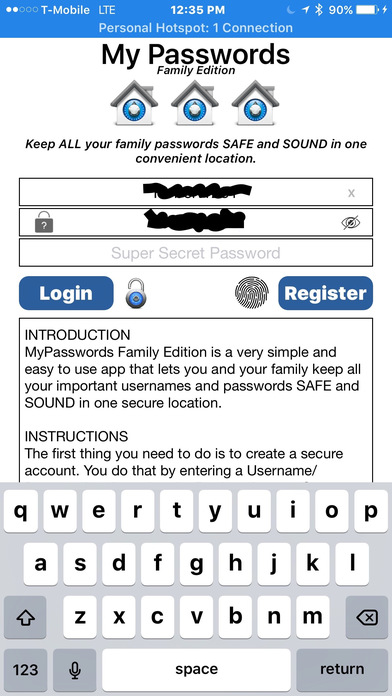 My Passwords - Safe and Sound screenshot 2