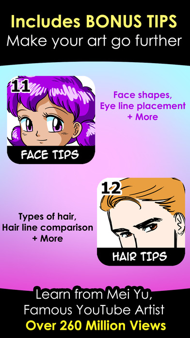 How to Draw Easy Faces and Hairstyles screenshot 4