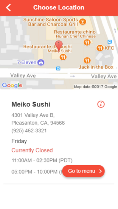 Meiko Sushi screenshot 2
