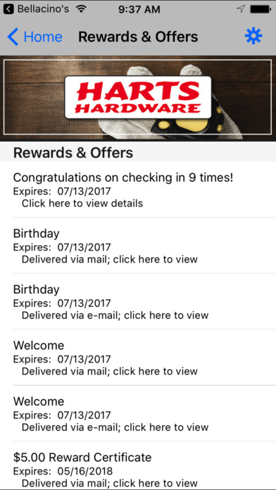 Hart's Hardware Rewards screenshot 3