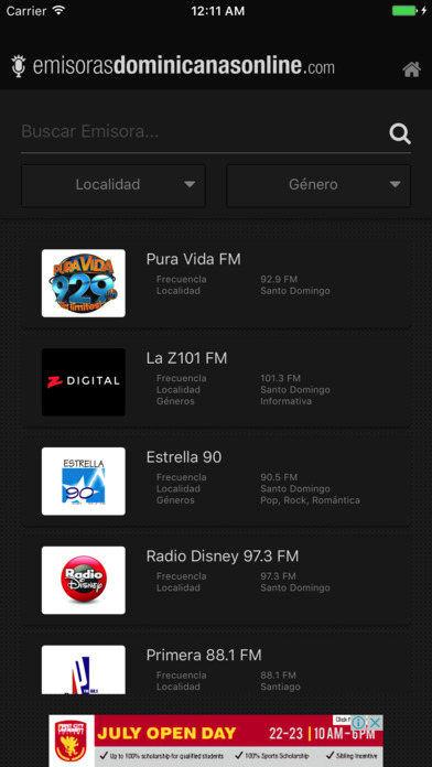 Emisoras Dominicanas Online screenshot 2