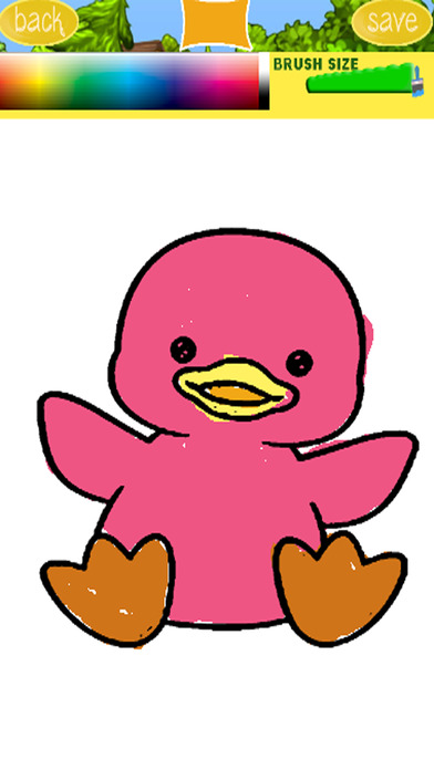 Animal Coloring Book Games Duck Version screenshot 2