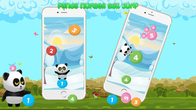 panda number ball jump screenshot 2