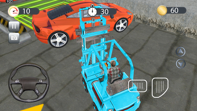 Heavy Forklift Car-go and Parking Simulator screenshot 2