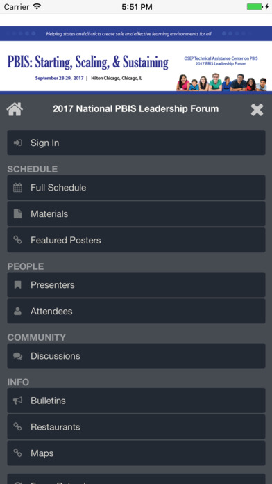 PBIS Leadership Forum screenshot 2