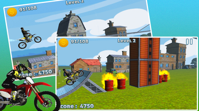 Off Road Stunt Bike 3D screenshot 2
