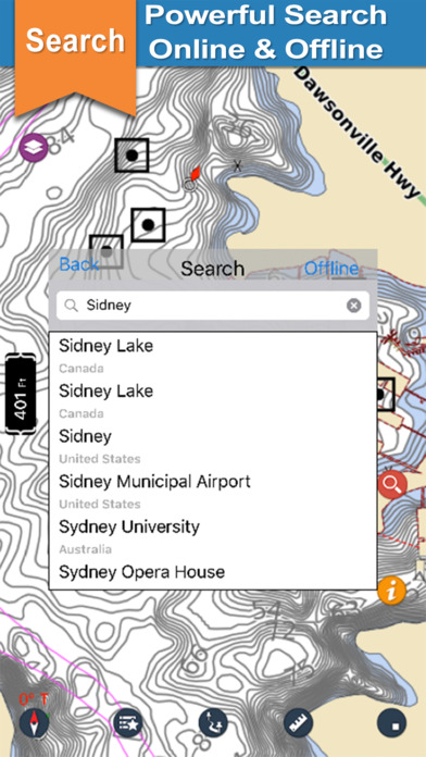 Lake Sidney Lanier gps offline chart for boaters screenshot 3