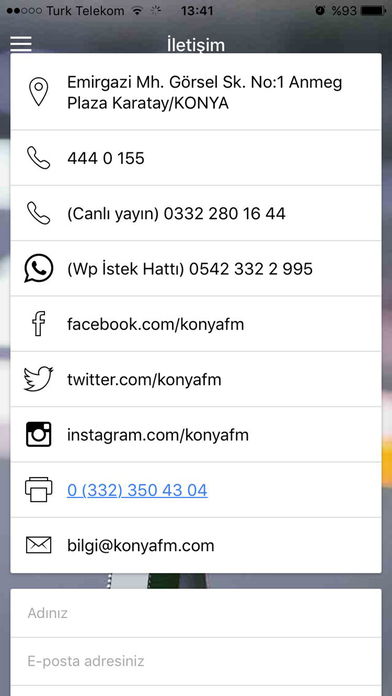 Konya fm screenshot 3
