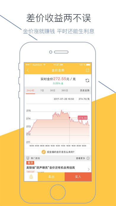 招金猫-黄金投资理财放心平台 screenshot 2