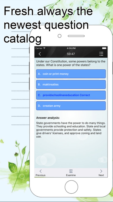 USCIS-USCIS prep civics test & practice app screenshot 2