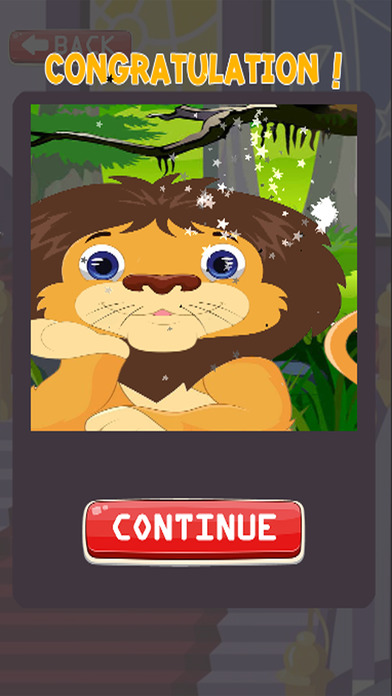 Animal Puzzle Lion Cartoon Games Jigsaw screenshot 4