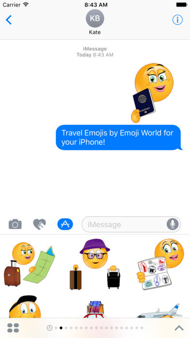 Travel Emoji Stickers by Emoji World screenshot 2