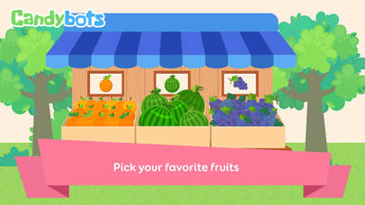 CandyBots Fruits Garden Kids 3 screenshot 3