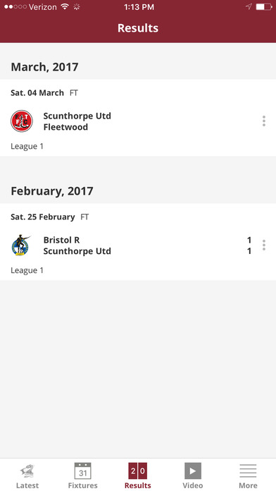 Scunthorpe United Official App screenshot 3