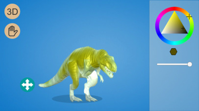 Dinosaur 3D Coloring screenshot 2