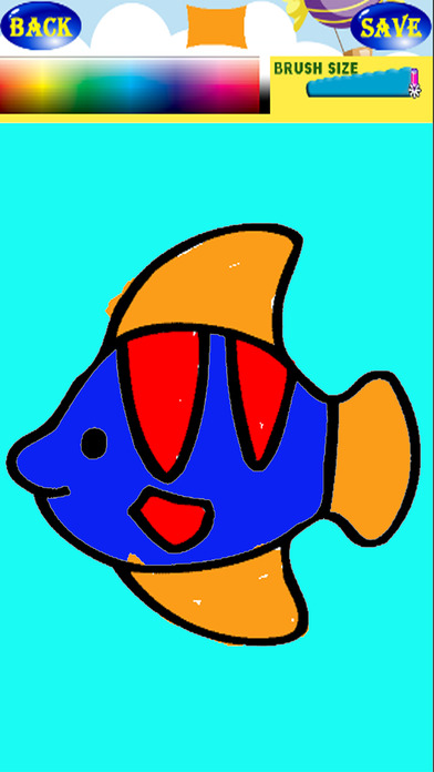 Coloring Guppy Fish Book Education Pages screenshot 3