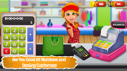 Fashion Care Cashier Girl - Games for All screenshot 2