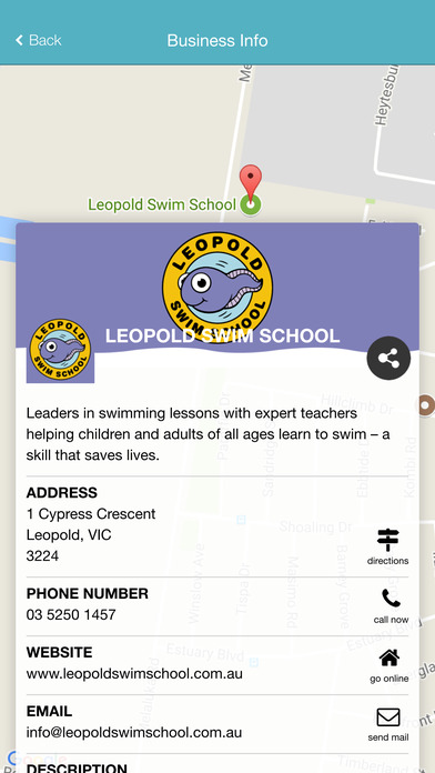 Leopold Swim School screenshot 4