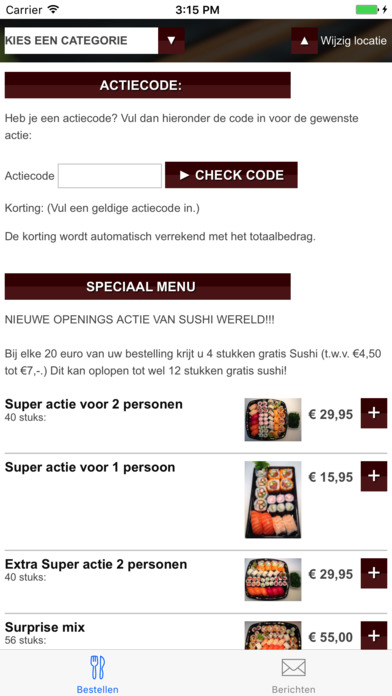 Sushi Wereld (Delft) screenshot 2