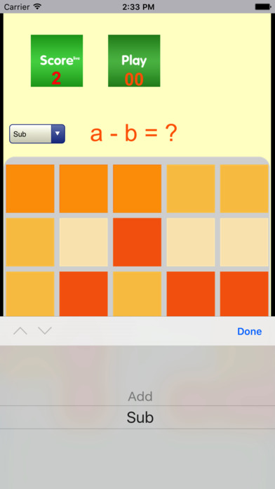 Additions and Subtractions screenshot 3
