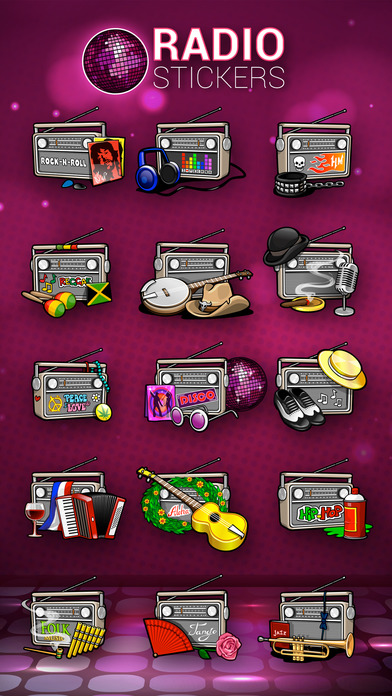 Radio Stickers screenshot 3