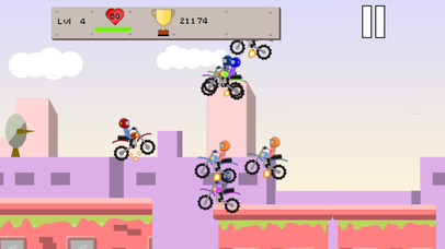 Flying Bike Race screenshot 3
