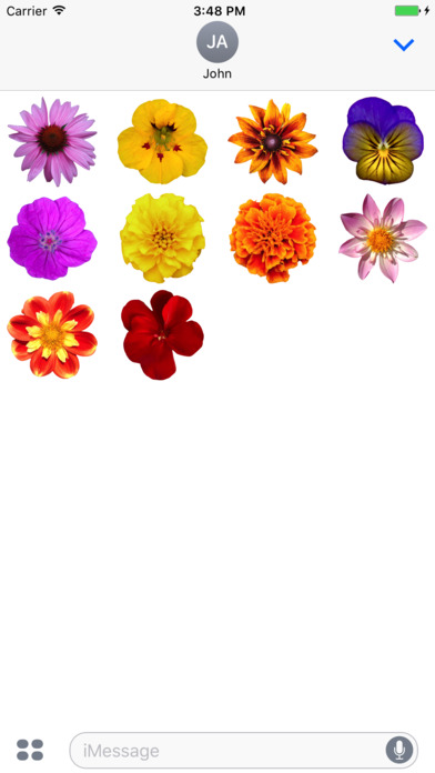 Flower Power Sticker Pack screenshot 3