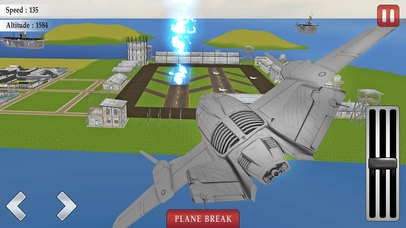 Jet Fighter Plane Landing Simulator screenshot 4